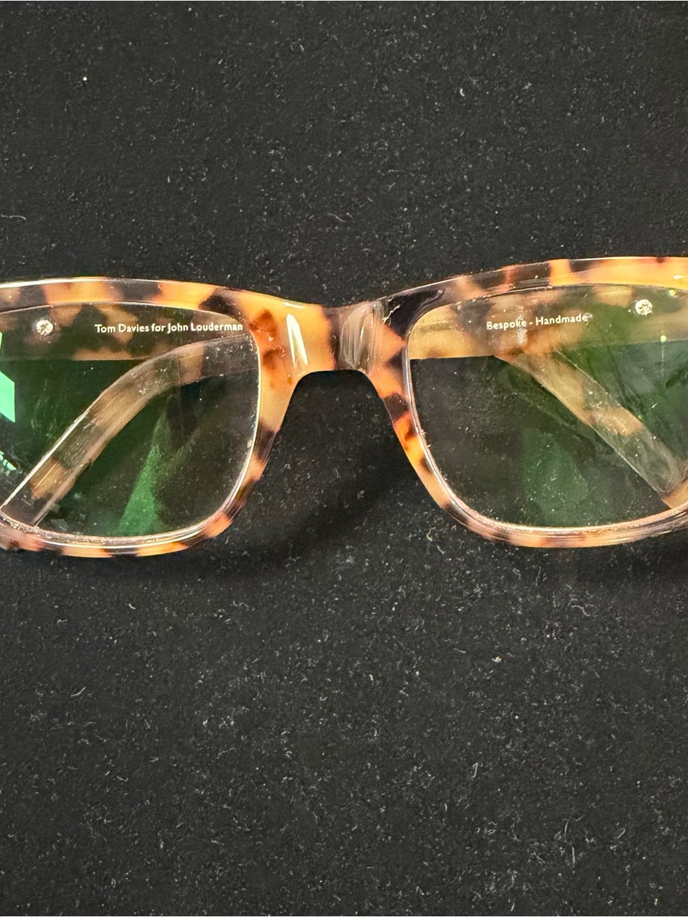Tom Davies Tortoiseshell Square Glasses - Brown/Amber